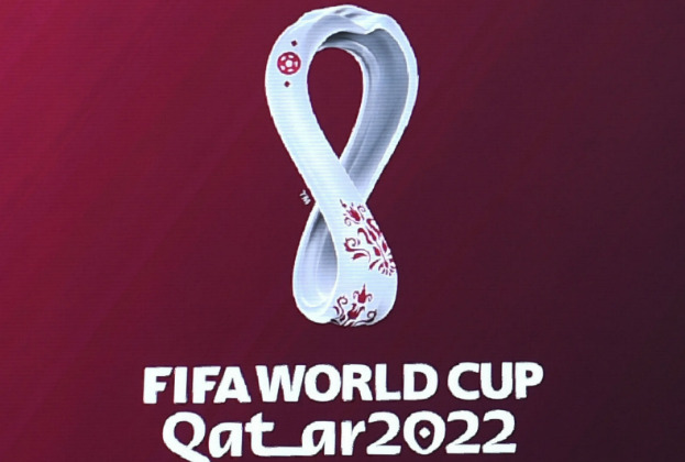 FIFAワールドカップカタール大会のロゴの写真