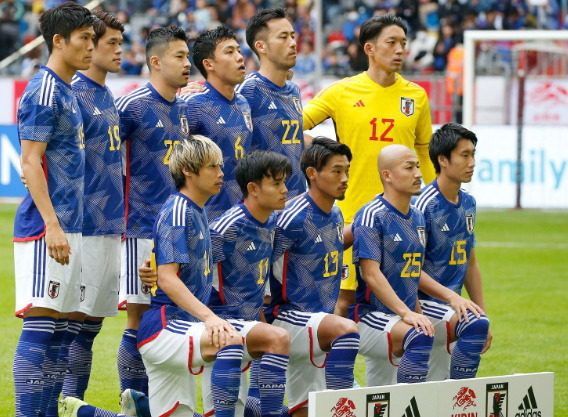 サッカー日本代表の写真