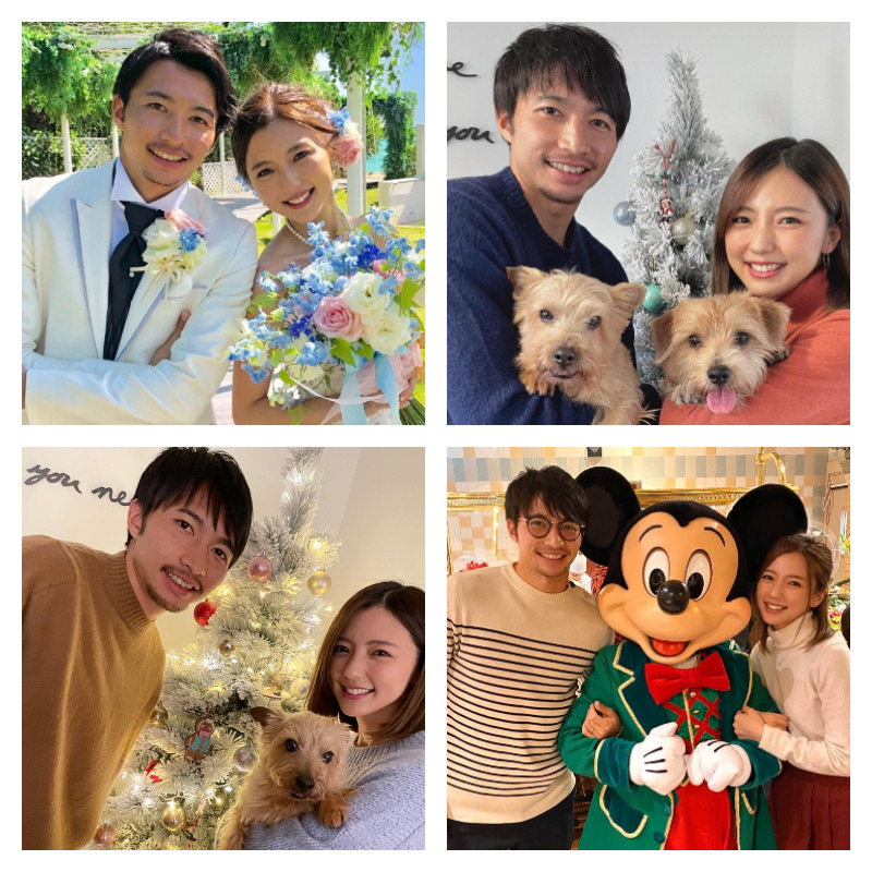 柴崎岳選手と奥さんの真野恵里菜さんの写真4枚の画像