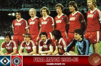 1982-1983UEFAチャンピオンズカップ優勝のハンブルガーSVの写真