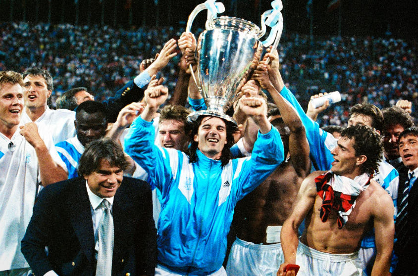 1992-1993UEFAチャンピオンズリーグ優勝のマルセイユの写真