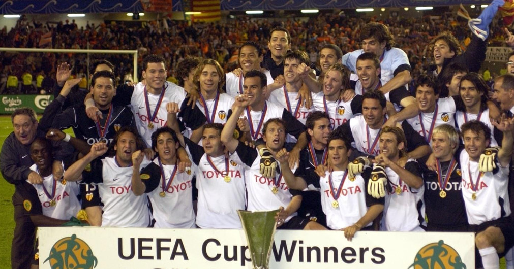 UEFAヨーロッパリーグ優勝時のバレンシアの写真