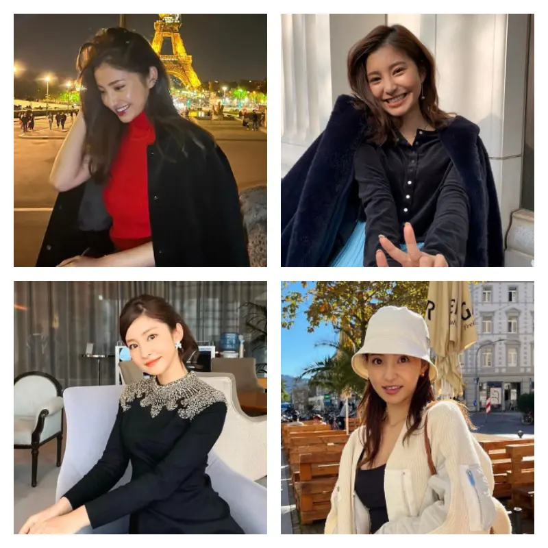 明松美玖さんの写真4枚並べた画像