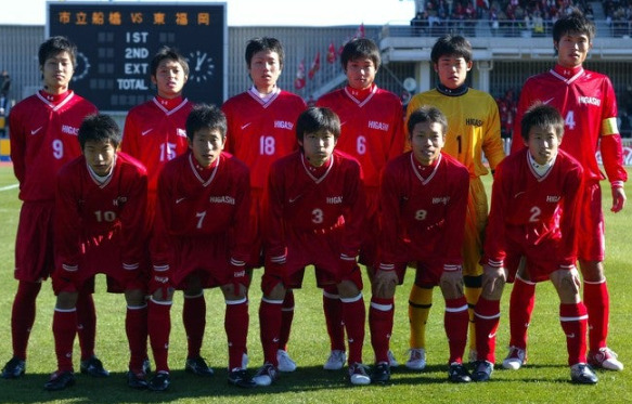 長友佑都選手の東福岡高校時代の写真