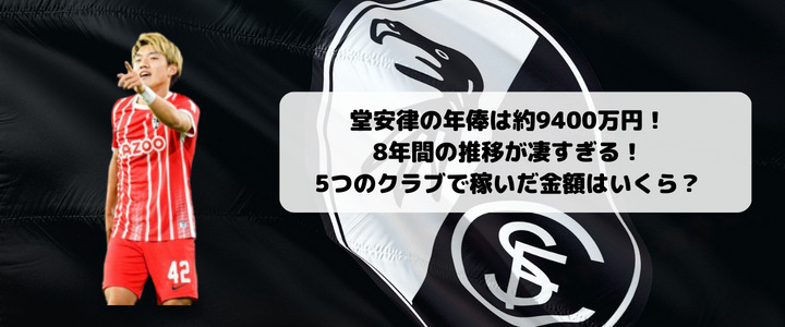 堂安律の年俸は約9400万円 8年間の推移が凄すぎる 5つのクラブで稼いだ金額はいくら 週末世界のfootbool