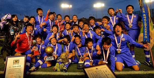 第92回全国高等学校サッカー選手権大会優勝の富山第一高校の写真
