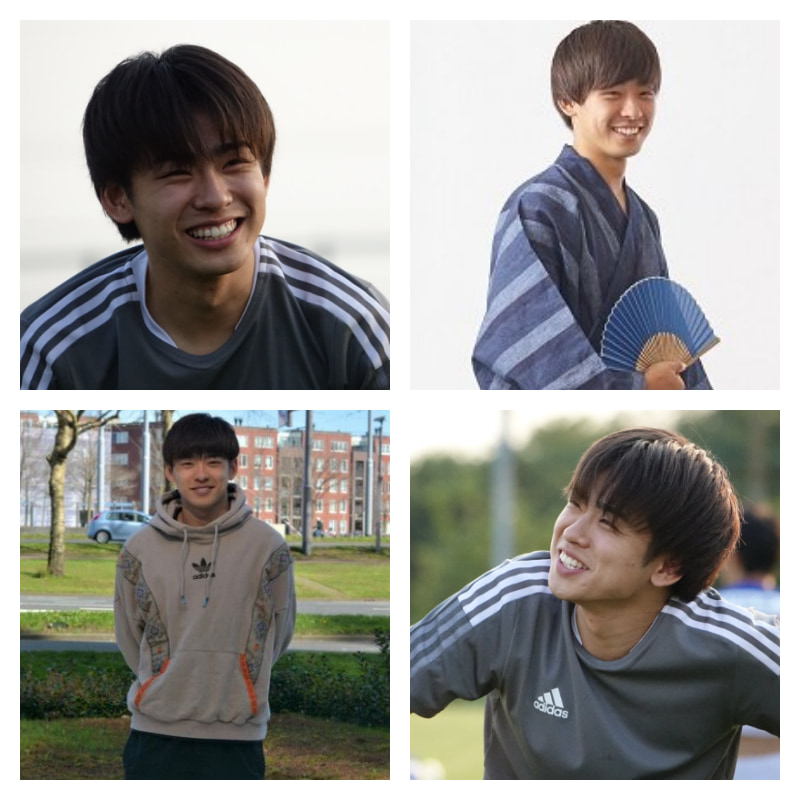 斉藤光毅選手の写真4枚並べた画像