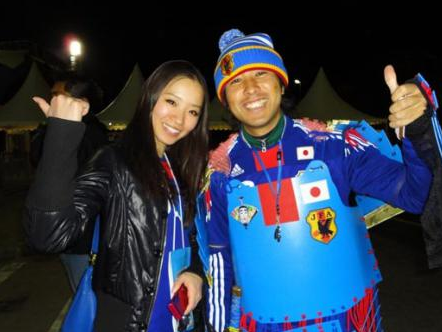 長友佑都選手の姉・麻歩さんの写真