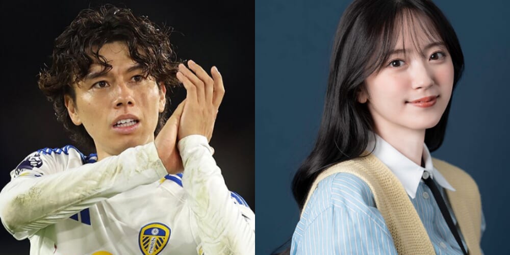 田中碧選手と鈴木愛理さんの写真