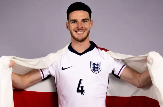 イングランド代表 4番 デクラン・ライス ライス、代表変更後に