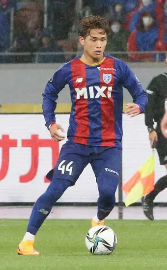 松木玖生選手の写真