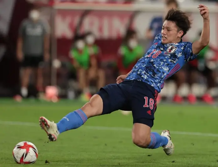上田綺世選手の写真