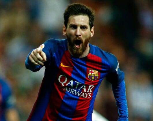 メッシ選手の写真