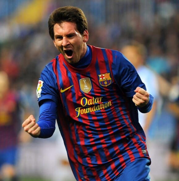 メッシ選手の写真