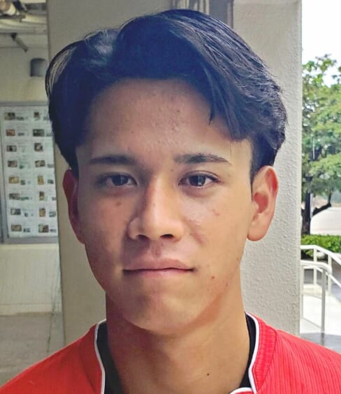 具志堅洸選手の写真