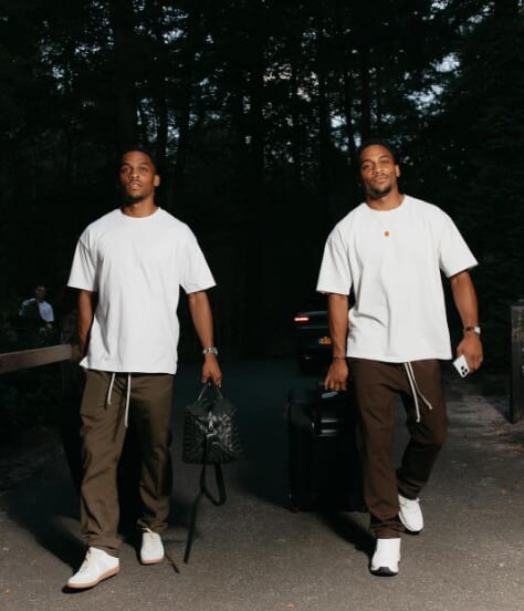 ユリエン選手とクインテン選手の写真