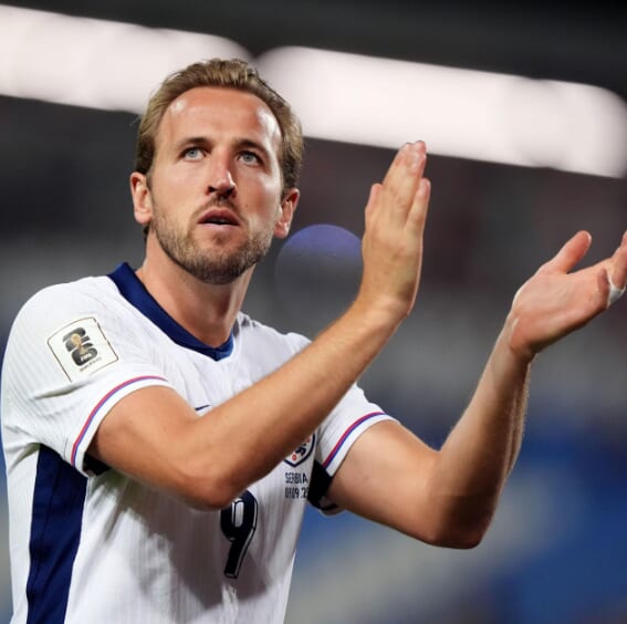 ハリー・ケイン選手の写真