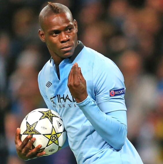 バロテッリ選手の写真