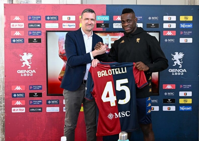 バロテッリ選手の写真