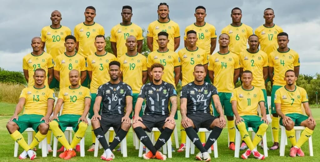 サッカー南アフリカ代表チームの写真