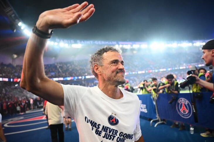 ルイス・エンリケ監督の写真