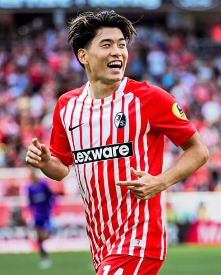 鈴木唯人選手の写真