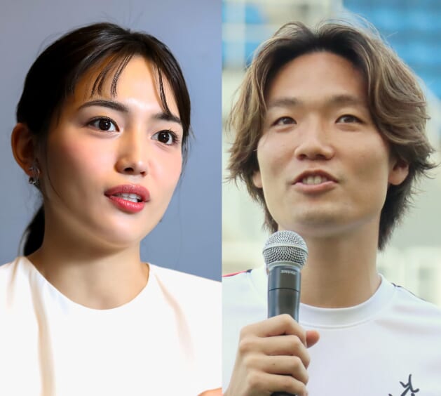 川口春奈さんと板倉滉選手の写真